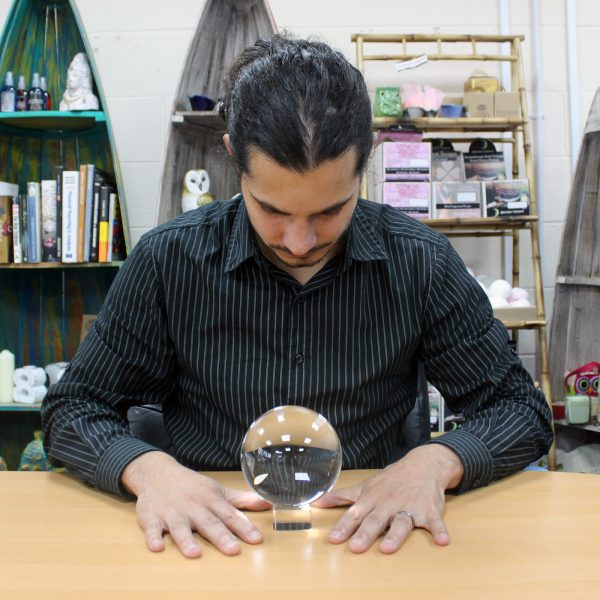 Crystal Ball on Stand 130mm - Image 2