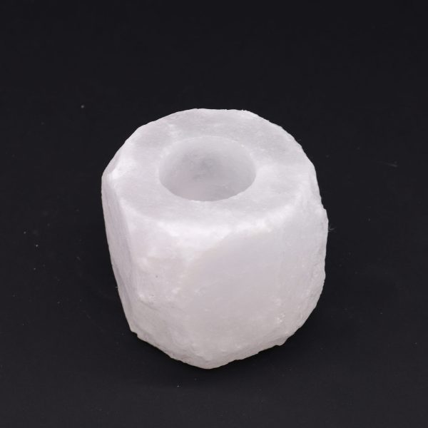 Crystal Rock Himalayan Salt Candle Holder 600-800g - Image 4