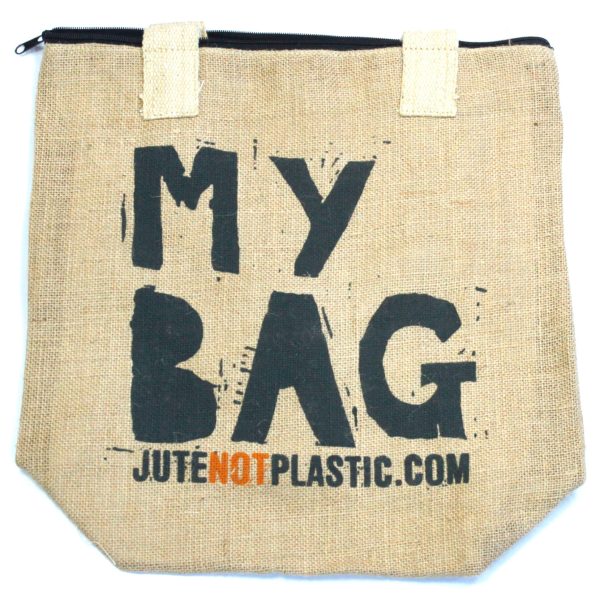 Eco Jute Bag - My Bag- (4 assorted designs) - Image 3