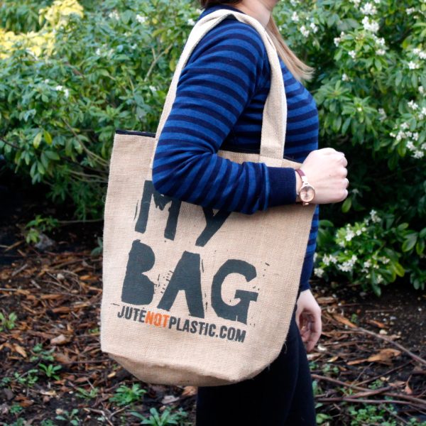 Eco Jute Bag - My Bag- (4 assorted designs) - Image 4