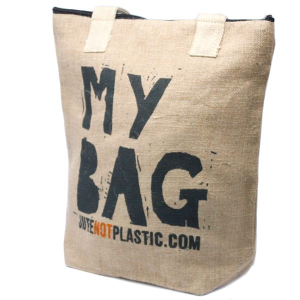 Eco Jute Bag - My Bag- (4 assorted designs)