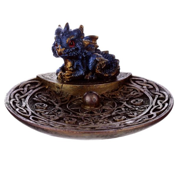 Elements Baby Dragon Celtic Incense Stick Burner Dish - Image 2