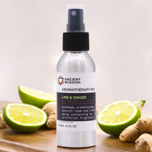 Essential Oil Mists 100ml - Lime & Ginger - Image 3