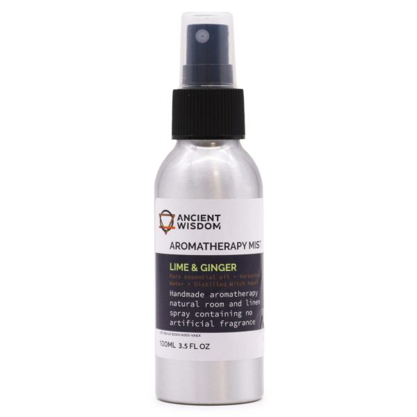 Essential Oil Mists 100ml - Lime & Ginger