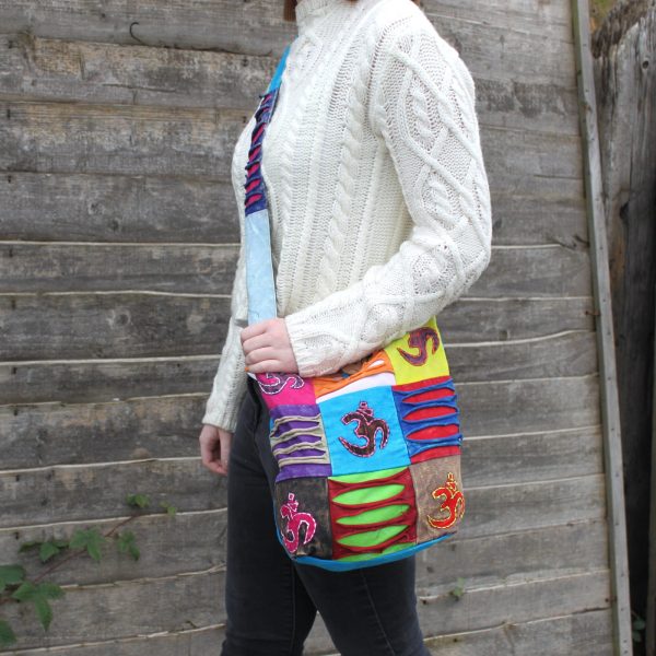 Ethnic Sling Bag - Sand / Peace - Image 5