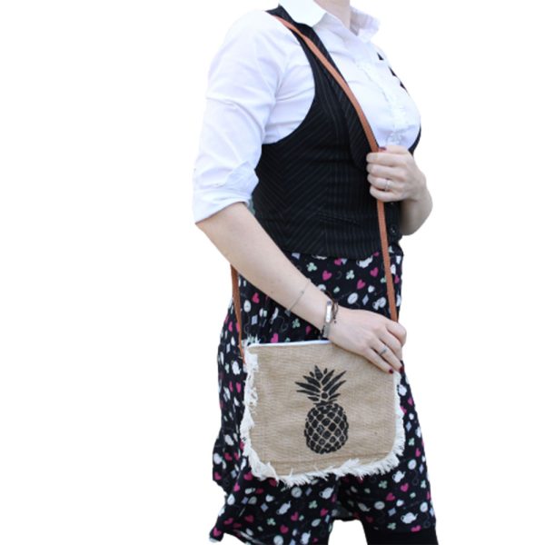 Fab Fringe Bag - Pineapple Print - Image 2
