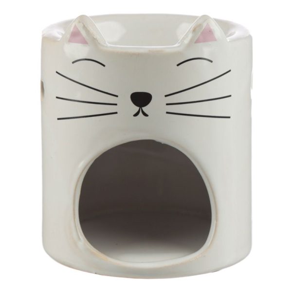 Feline Fine Ceramic Cat Head Oil Burner - Image 3