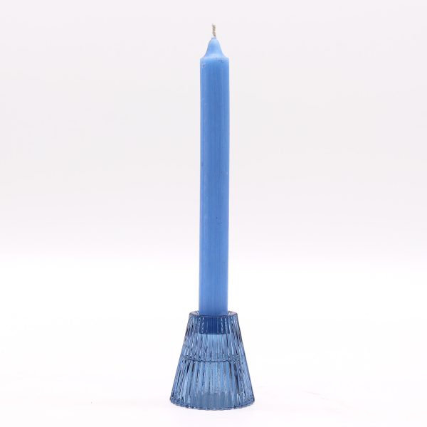 Flip Dinner Candle / Tealight Holder - Royal Blue