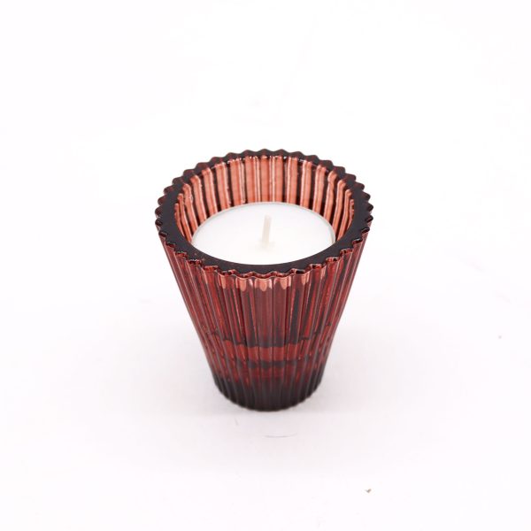 Flip Dinner Candle / Tealight Holder - Vampire Red - Image 2