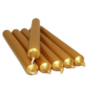 Gold Metallic Candles