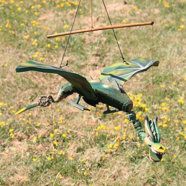 Green Coconut Dragon Mobile 37cm - Image 4