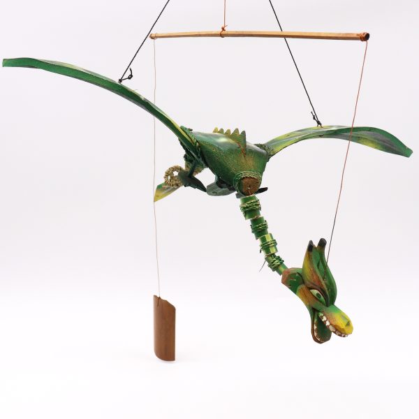 Green Coconut Dragon Mobile 37cm - Image 7