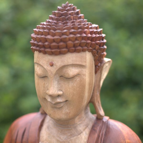 that attention to detail gives them a special beauty.  Sourced directly from the artisans that make this popular item. (The village that specialises in them is actually quite close to the AW warehouse in Bali). So we ensure fair trade and the best wholesale prices on Wooden Buddha Statues from Bali.NB : We can only get limited supplies as they are produced. So maybe out of stock at times. Each is slightly different