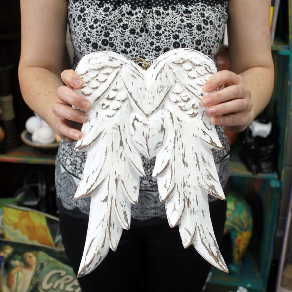 Hand Crafted Double Angel Wing - 31cm - Image 5