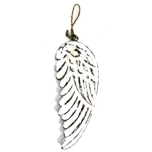 Wholesale Vintage style distressed feather wood angel wings