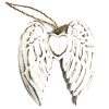 Wholesale Vintage style distressed feather wood angel wings