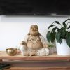 Happy Buddha - Whitewash 50cm - Image 8