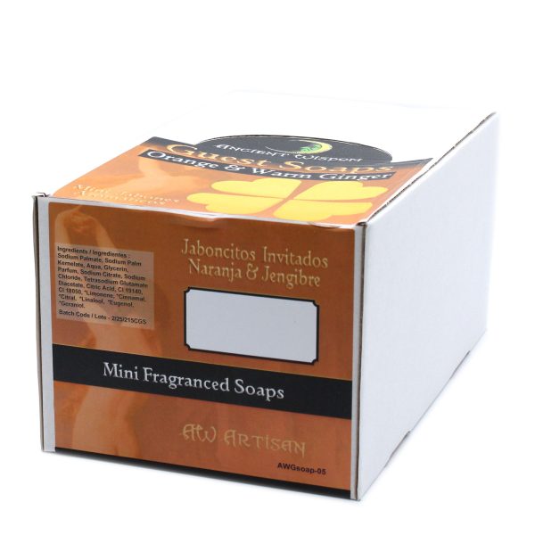 Heart Guest Soap - Orange & Warm Ginger - Image 3