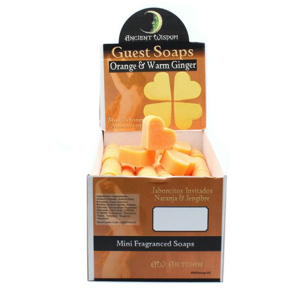 Heart Guest Soap - Orange & Warm Ginger - Image 4