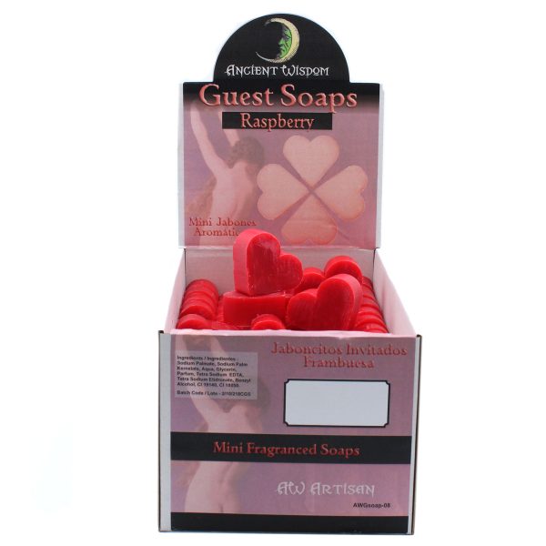 Heart Guest Soap - Raspberry - Image 3