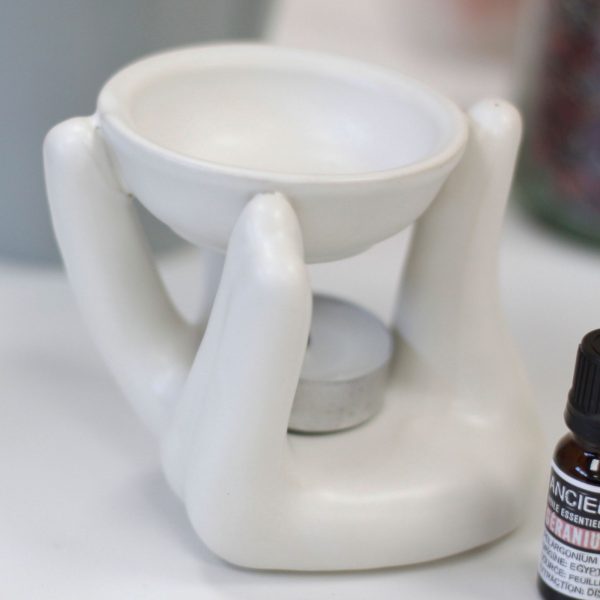 Helping Hand Oil Burner  - White - Image 2