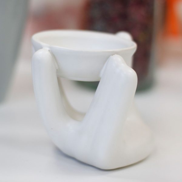 Helping Hand Oil Burner  - White - Image 3
