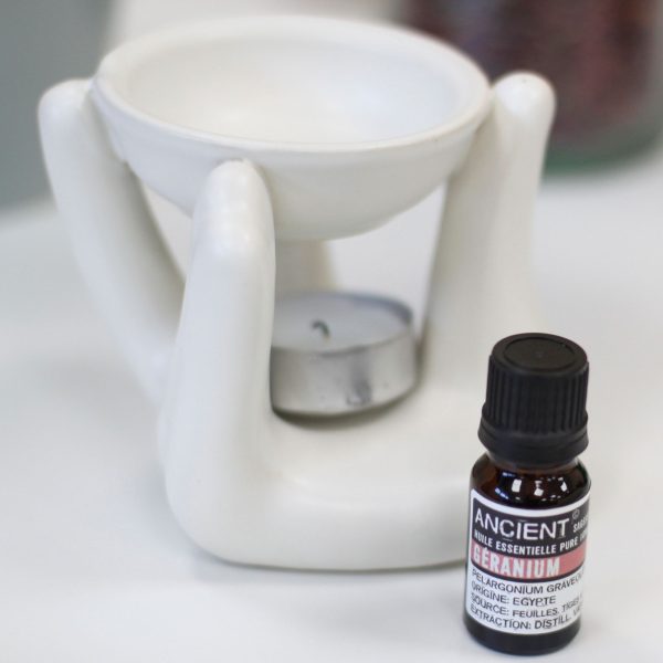 Helping Hand Oil Burner  - White - Image 4