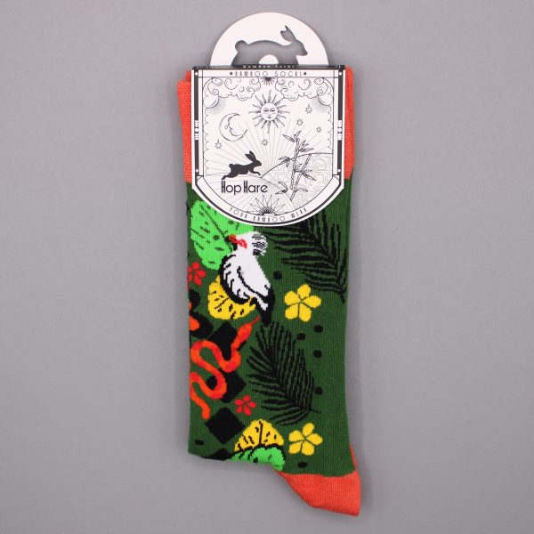 Hop Hare Bamboo Socks - Bali Jungle S/M - Image 3