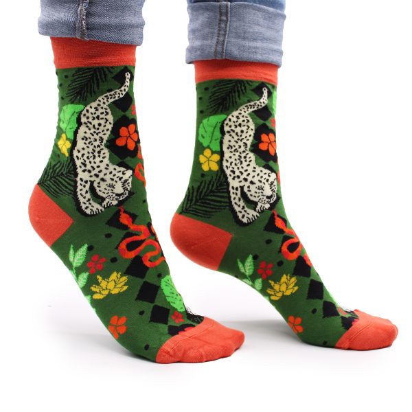 Hop Hare Bamboo Socks - Bali Jungle S/M