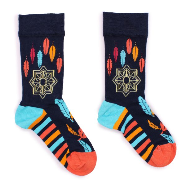 Hop Hare Bamboo Socks - Dreamcatcher S/M - Image 2