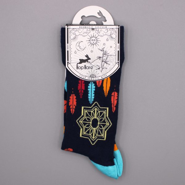 Hop Hare Bamboo Socks - Dreamcatcher S/M - Image 3