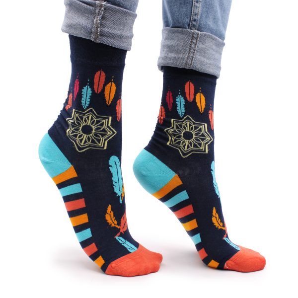 Hop Hare Bamboo Socks - Dreamcatcher S/M