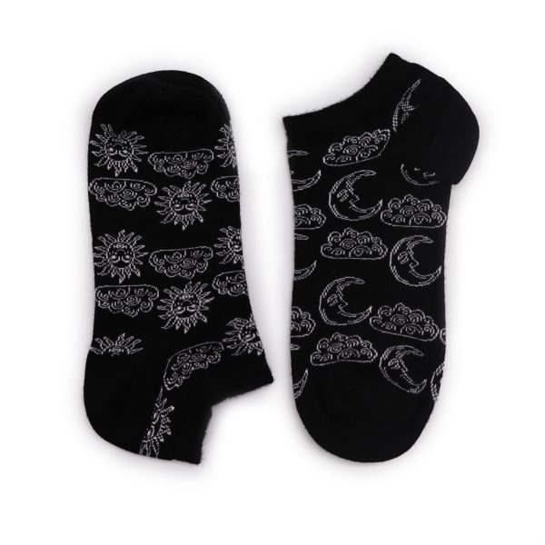Hop Hare Bamboo Socks Low - Day and Night S/M