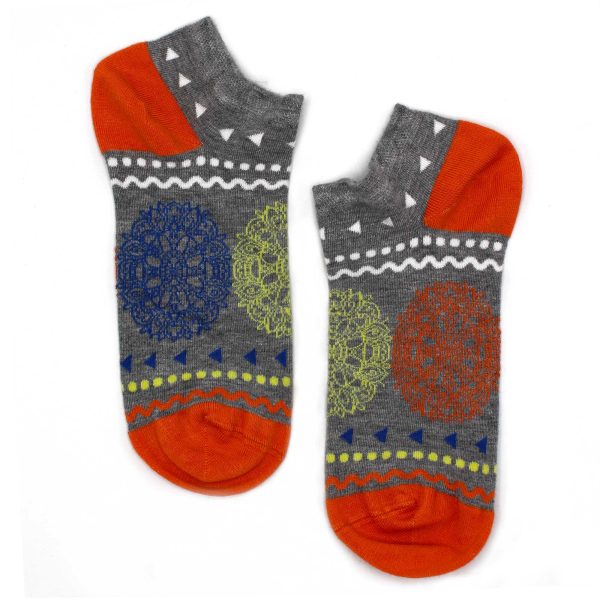 Hop Hare Bamboo Socks Low - Flowers of Life S/M - Image 5
