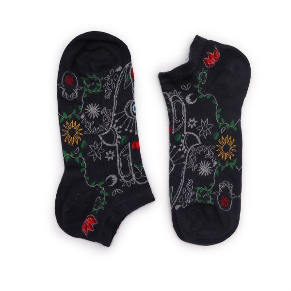 Hop Hare Bamboo Socks Low - Hamsa S/M