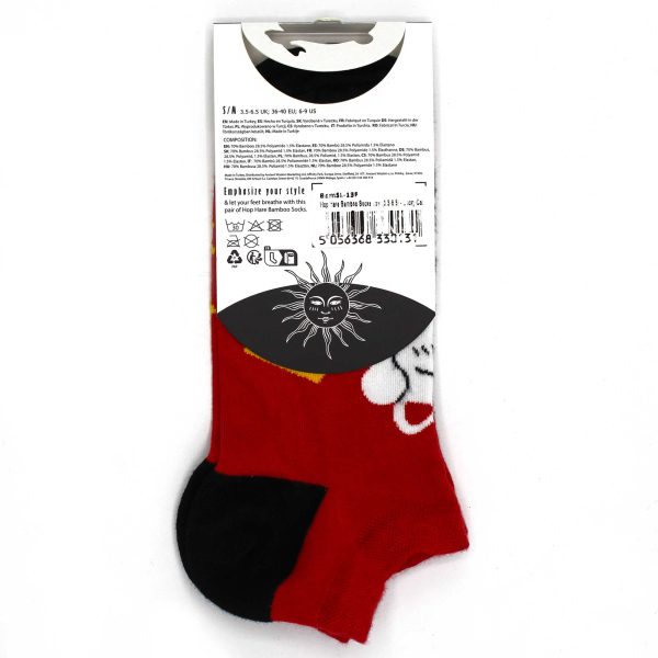Hop Hare Bamboo Socks Low  - Lucky Cat S/M - Image 4