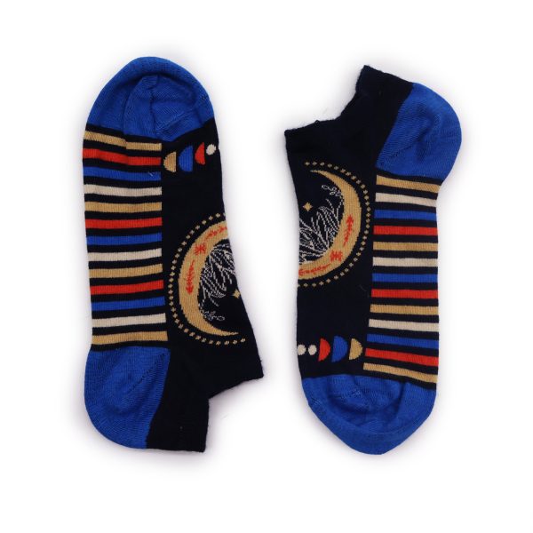 Hop Hare Bamboo Socks Low - Lunar Phases S/M