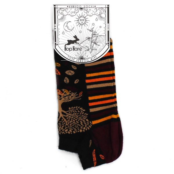 Hop Hare Bamboo Socks Low - Tree of Life S/M - Image 3