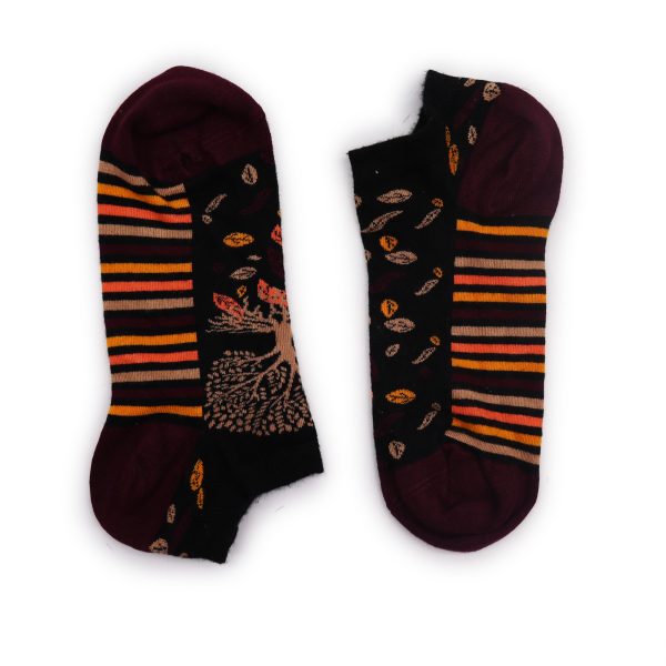 Hop Hare Bamboo Socks Low - Tree of Life S/M