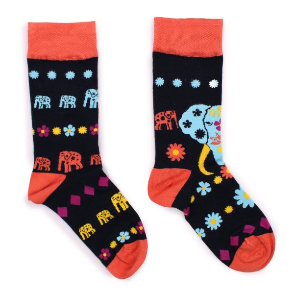 Hop Hare Bamboo Socks - Lucky Elephant¬†S/M - Image 2