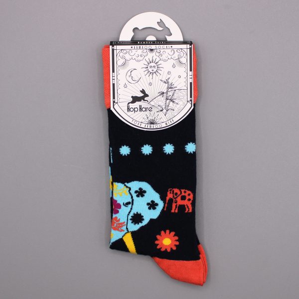 Hop Hare Bamboo Socks - Lucky Elephant¬†S/M - Image 3