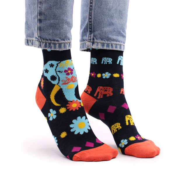 Hop Hare Bamboo Socks - Lucky Elephant¬†S/M