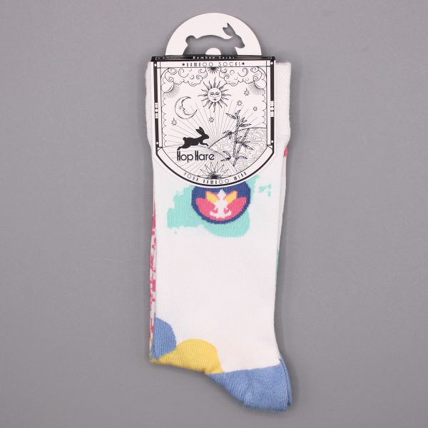 Hop Hare Bamboo Socks - Meditation¬†S/M - Image 3