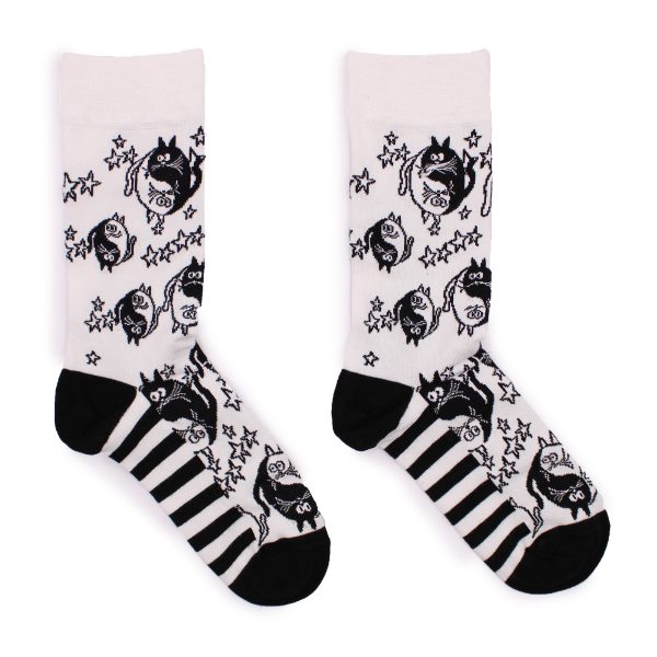 Hop Hare Bamboo Socks - Ying Yang S/M - Image 2