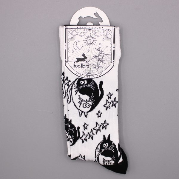 Hop Hare Bamboo Socks - Ying Yang S/M - Image 3