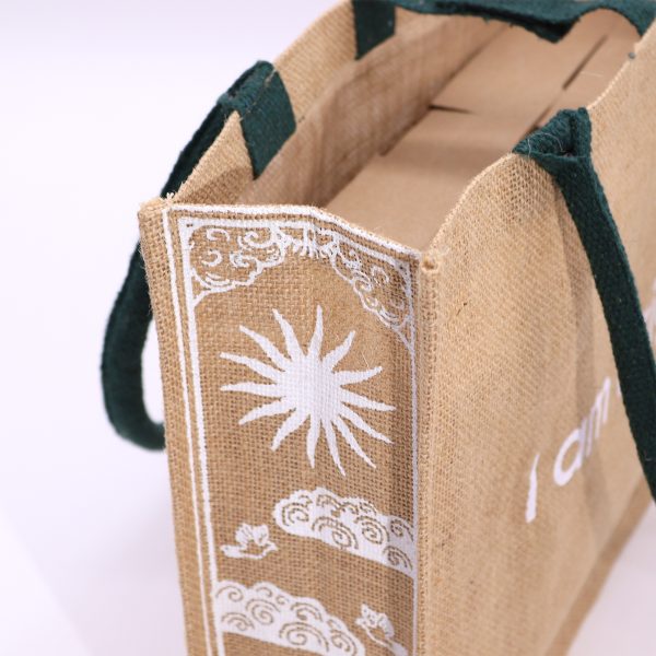 Hop Hare Jute Big Bag - I am Bright - Image 3