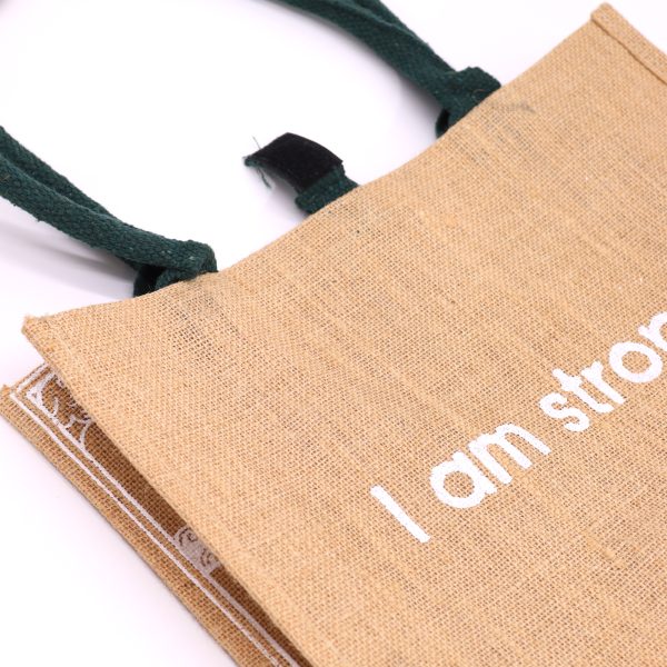 Hop Hare Jute Big Bag - I am Bright - Image 4