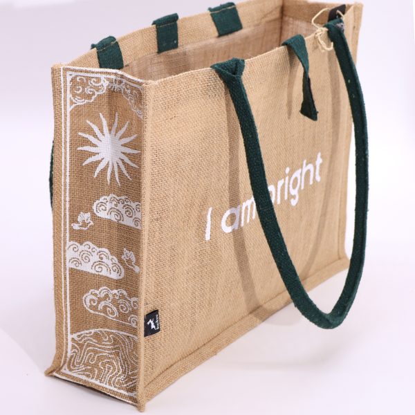Hop Hare Jute Big Bag - I am Bright - Image 7