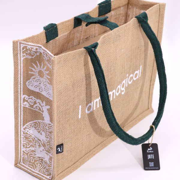 Hop Hare Jute Big Bag - I am Magical - Image 4