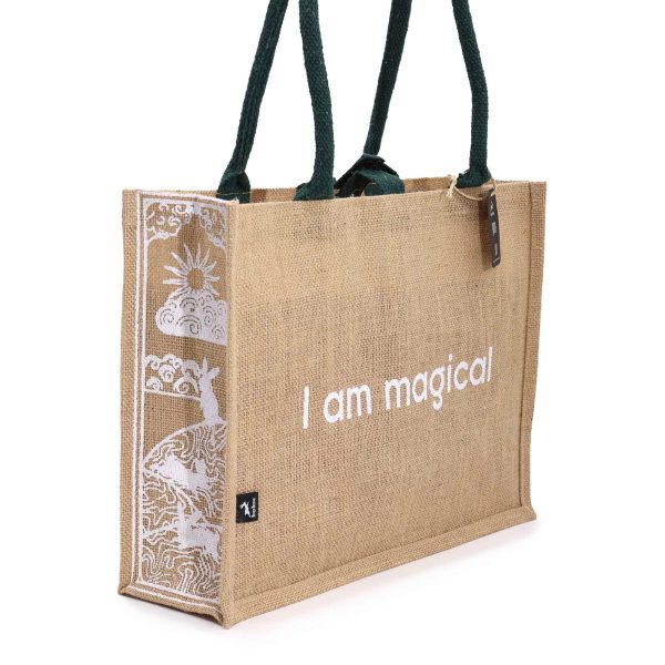 Hop Hare Jute Big Bag - I am Magical - Image 8